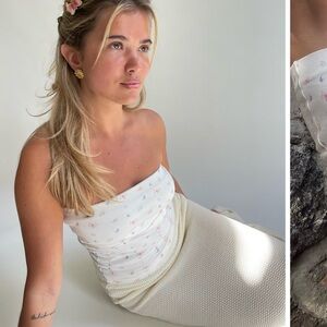 NWT Djerf Avenue butterfly tube top